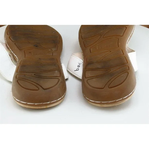 Born concept Sz 6 M White Flip Flop Synthetic Women Sandals - Picture 8 of 9